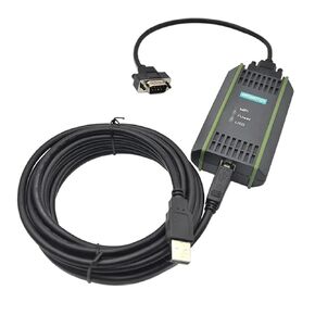 USB Programming Cable 6ES7972-0CB20-0XA0 PC Adapter for S7-200/300/400 PLC RS485 Profibus MPI PPI Communication Replace(Economic Type(2.5M))