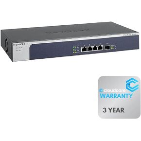 NETGEAR XS505M 5-Port 10G/Multi-Gigabit Unmanaged Switch | 𝐑𝐚𝐜𝐤-𝐌𝐨𝐮𝐧𝐭𝐚𝐛𝐥𝐞 | Desktop | Stay Protected with Cloud Care's 3-Year Warranty SupportPlus