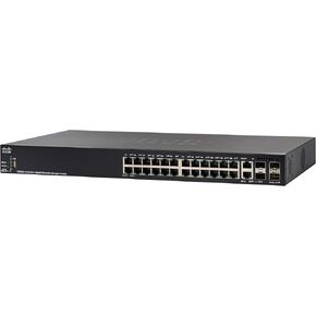 Cisco SG350X-48P Stackable Managed Switch | 48 Gigabit Ethernet (GbE) Ports | 2 x 10G Combo + 2 x SFP+ | 382W PoE | Limited Lifetime Protection (SG350X-48P-K9-NA)