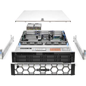 Dell PowerEdge R740 Server 2X Gold 6226 2.70Ghz 24-Core 192GB 1.9TB SSD + 84.0TB (Renewed)