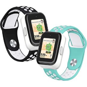 NewJourney 2 Pack Replacement Bands Compatible with SyncUP Watch 2/1, Breathable Soft Silicone Sport Wrist Strap Compatible with T-Mobile Sync UP Watch