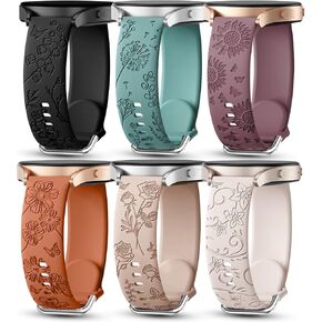 Sunnywoo 6 Pack Floral Floral Watch Bands for Samsung Galaxy Watch 7/6/5/4 (40mm/44mm) ، 6/4 Classy