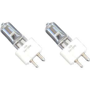 2pcs 24V 150W FDS DZE Replacement Bulb Compatible with Canon 105R MC-IR6 Microfilm - Bell & Howell UV40 Microfilm - Buhl Optical Projector Overhead M1VR MF72 MF75 MIVR Canimpex 24-150-29