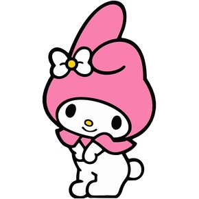 Cute Animals Friends Characters Cute Decal Stickers for Cars Laptop Skateboard Wall Decor UV Resistant (White Rabbit)