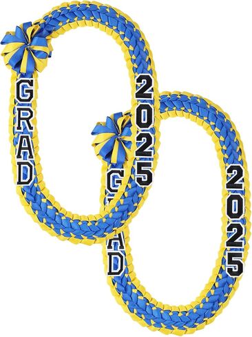 TFTAFAN التخرج Leis Grad 2024 المال ليو التخرج Leis قلادة التخرج مضفر القلائد للتخرج من المدرسة الثانوية الكلية DIY الديكورات لوازم الحفلات in Kuwait