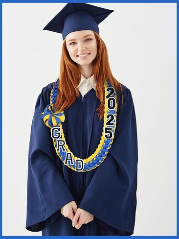 TFTAFAN التخرج Leis Grad 2024 المال ليو التخرج Leis قلادة التخرج مضفر القلائد للتخرج من المدرسة الثانوية الكلية DIY الديكورات لوازم الحفلات in Kuwait
