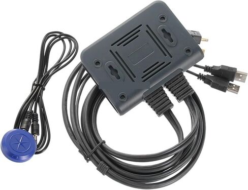 2 Port USB HDMI KVM Switch Switcher with Cable for Dual Monitor Keyboard Mouse HDMI Switch Support Desktop Controller Switching in Saudi Arabia