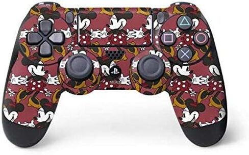 Skinit Decal Gaming Skin Compatible with PS4 Controller - Officially Licensed Disney Minnie Mouse Symbol Design in Saudi Arabia