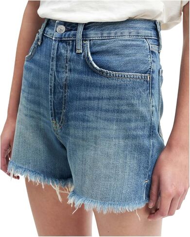 7 For All Mankind Women's Easy Ruby Cut Off Spruce Rigid Short in Saudi Arabia