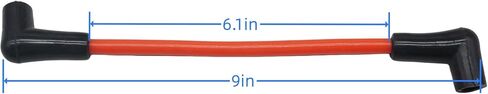 4 Pcs 18-8816 6" Spark Plug Ignition Coil Wires fit OMC Johnson Evinrude V4-V6 10-235 HP Outboard Motors Interchangeable with 582365 ZF478V in Saudi Arabia