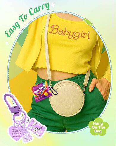 Coralogo for Airpods 4 Case with Cute Keychain - غطاء واقعي أنيق للنساء الفتيات الفريدة الفريدة من نوعها Funny Pretty Kawaii Case for AirPods 4 ، Green in Kuwait