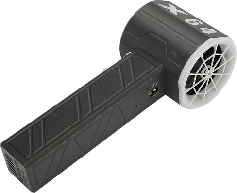 Air Air Duster Air Blower Blower Control 1400g Thrust لإزالة الغبار الصناعية 100‑240V أسود أبيض (قابس أمريكي) in Saudi Arabia