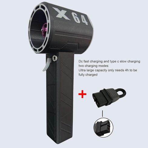 Air Air Duster Air Blower Blower Control 1400g Thrust لإزالة الغبار الصناعية 100‑240V أسود أبيض (قابس أمريكي) in Saudi Arabia