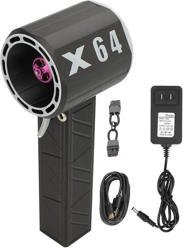 Air Air Duster Air Blower Blower Control 1400g Thrust لإزالة الغبار الصناعية 100‑240V أسود أبيض (قابس أمريكي) in Saudi Arabia