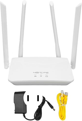 يدعم Router Ebtools 4G LTE ، جهاز توجيه 300 ميجابت في الثانية مع فتحة بطاقة SIM ، وهو هوائي ربح مرتفع ، ما يصل إلى 200 متر ، 4G LTE في أوروبا آسيا ، ميناء LAN ، سهل الاستخدام (قابس الولايات المتحدة) in Kuwait