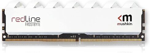 Mushkin Redline White - DDR4 UDIMM - 32GB (2x16GB) 4000MHz CL-18-288-pin1.35V Desktop Ram - Non-ECC - Dual Channel - FROSTBYTE Heatsink (MRD4U400JNNM16GX2) in Kuwait