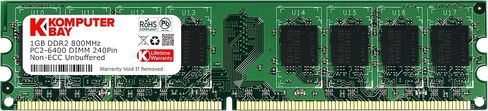 2GB 2X 1GB DDR2 800MHz PC2-6300 PC2-6400 DDR2 800 (240 PIN) DIMM Desktop Memory in Saudi Arabia