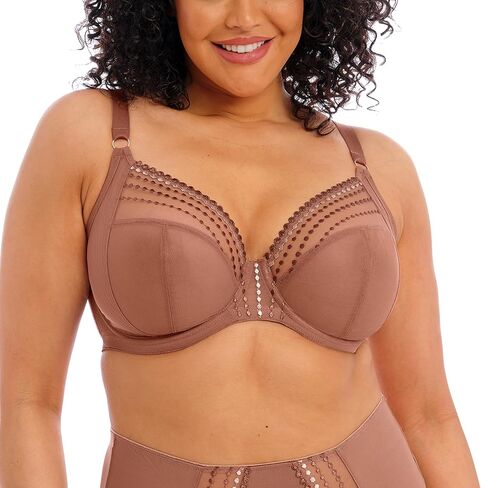 Elomi Women's Plus Size Underwire Plunge Bra, Clove, 42G in Kuwait