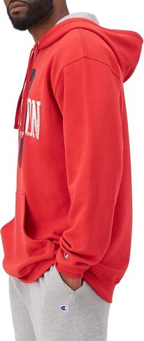 Champion mens Hoodie, Powerblend, Fleece, Graphic, Sweatshirt for Men (Reg. Or Big & Tall) Hooded Sweatshirt (pack of 1) in Saudi Arabia