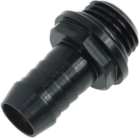 Alphacool 17093 HF 10mm (3/8") Barbed Fitting G1/4 with O-Ring Fatboy - Deep Black Water Cooling Fittings in Kuwait
