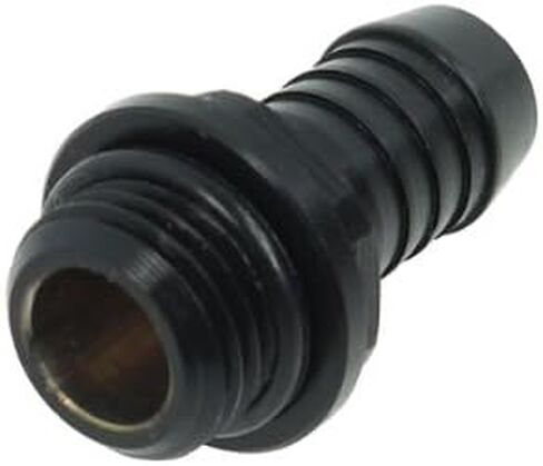Alphacool 17093 HF 10mm (3/8") Barbed Fitting G1/4 with O-Ring Fatboy - Deep Black Water Cooling Fittings in Kuwait