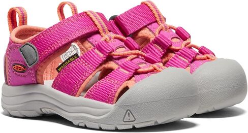 KEEN Newport H2 Closed Toe Water Sandals, Safari/Birch, 11 US Unisex Little Kid in Saudi Arabia