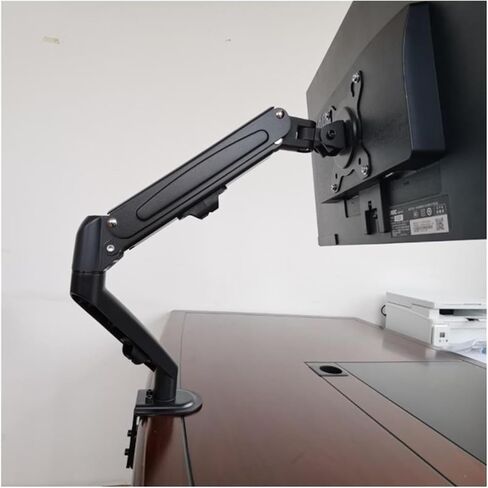 GC08-12 Desktop Monitor Mount Bracket for 13 to 27-Inch LCD Screens Rotate & Tilt Adjust Monitor Desk Stand Support(White) in Saudi Arabia