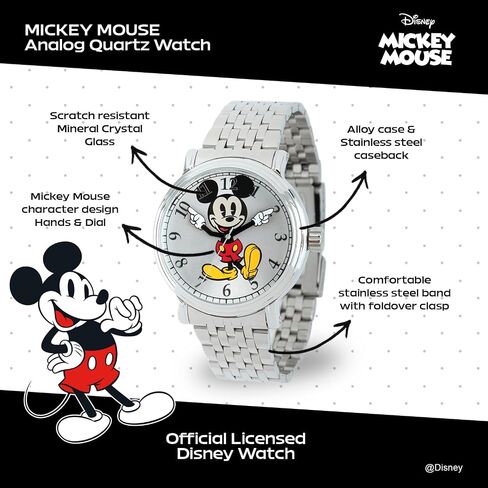 Disney Men's Mickey Mouse Arm Hand Watch in Saudi Arabia