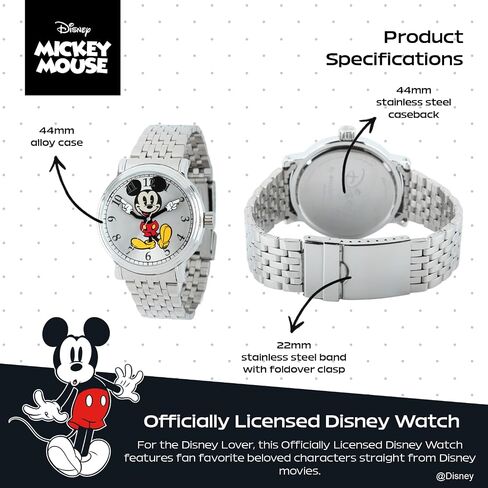Disney Men's Mickey Mouse Arm Hand Watch in Saudi Arabia