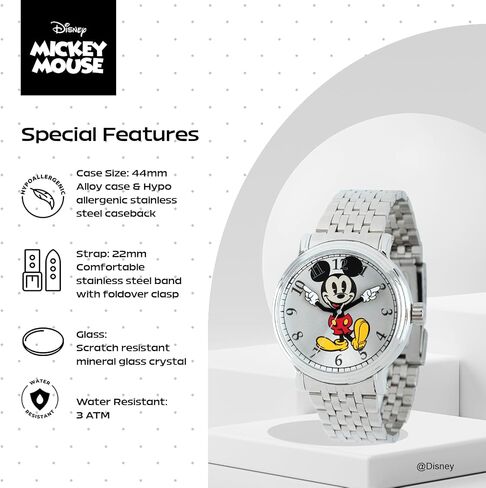 Disney Men's Mickey Mouse Arm Hand Watch in Saudi Arabia