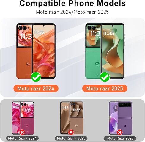ATUMP for Motorola Razr 2024 Case/Razr 2025 Case[Not Fit Razr Plus 2024], Heavy Duty Shockproof with 360° Rotation Metal Kickstand [Military Grade] Protective Case for Moto Razr 2024/2025, Black in Kuwait