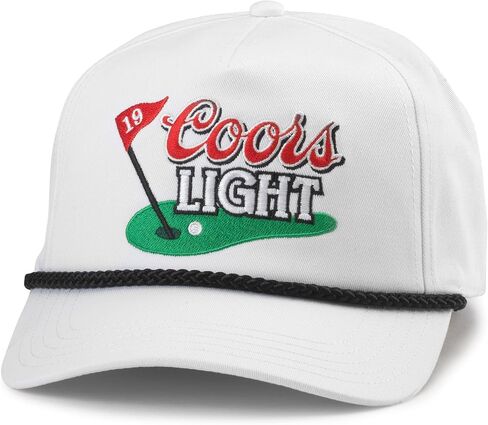 AMERICAN NEEDLE Coors Beer Canvas Cappy Adjustable Snapback Baseball Trucker Hat (23005A-COORS-WHEA) in Saudi Arabia