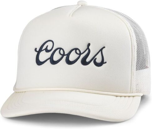 AMERICAN NEEDLE Coors Beer Canvas Cappy Adjustable Snapback Baseball Trucker Hat (23005A-COORS-WHEA) in Saudi Arabia