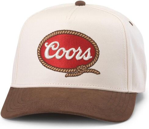 AMERICAN NEEDLE Coors Beer Canvas Cappy Adjustable Snapback Baseball Trucker Hat (23005A-COORS-WHEA) in Saudi Arabia