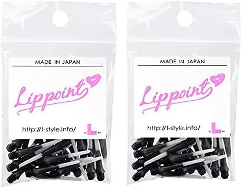 LSTYLE Dart Tips: Original Lippoint - Soft Tip Dart Points - 2BA Thread - Regular Length - 2 Tone Pink 2 Pack in Kuwait
