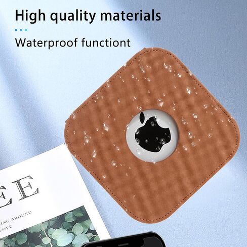 Case for Apple 2024 MAC MINI M4 / MAC MINI M4 PRO ، غطاء واقٍ من مواد NOUKAJU PU ، مقاوم للانخفاض ، مقاوم للخدش ، مقاوم للصدمات ، مقاومة للأغمر ، حالة واقية من MAC MINI 2024 (بني) in Saudi Arabia