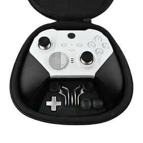 Customised Elite Series 2 Controller With Accessory Bag Compatible for Xbox Elite Series 2 Controller, White Gamepad Compatible With Xbox Series X/S, Xbox One X/S, with Packing Accessories and Case