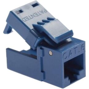 Platinum Tools 706BL-1 EZ-SnapJack Cat6, Blue