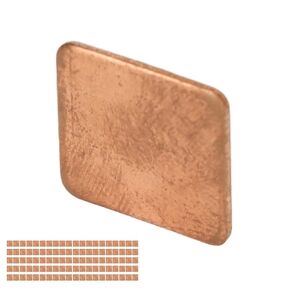 Generic Copper Heat Sink, 401 Wmk Copper Material Pillow Pillow for IC Chips (15 * 15 * 0.3mm)