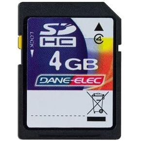 4GB Class 4 SDHC Memory Card