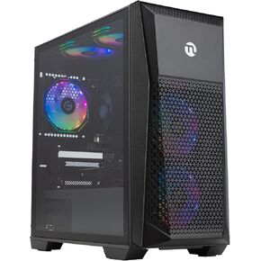 سطح مكتب ألعاب الكمبيوتر ، AMD Ryzen 5 5600GT 6 CORE 3.6GHz (حتى 4.6 جيجا هرتز) ، 16 جيجابايت DDR4 RAM 3200MHz ، 512 جيجا بايت NVME SSD ، كمبيوتر البرج مع 550W PSU