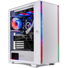 Skytech Shiva Gaming PC Desktop, Intel i5 14400F 2.5 GHz (4.7GHz Turbo Boost), NVIDIA RTX 4070 Super 12GB GDDR6X, 2TB SSD, 32GB DDR5 RAM 5200 RGB, 650W Gold PSU, 240mm ARGB AIO, Wi-Fi, Win 11 Home
