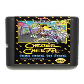 Royal Retro Chester Cheetan 16 Bit MD Game Card for Sega Mega Drive for Genesis- (NTSC-U)