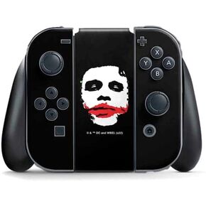 ألعاب Skinit Scenit Gaming Skin متوافقة مع Nintendo Switch Joy Con Controller - Warner Bros مرخص رسميًا تصميم Joker Design