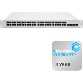 MS250-48FP-HW MS250-48FP 48 Port PoE+ Cloud Managed Switch (MS250-48FP-HW) | Layer 3 | 740W | 10G SFP+ | Stay Protected with ACE 3 Year Warranty (No License Included)