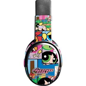 Skinit Decal Audio Skin Compatible with Skullcandy Crusher Wireless - Officially Licensed Warner Bros Powerpuff Girls Patches Design