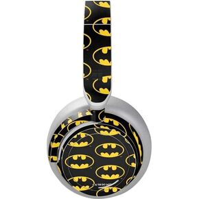 Skinit Skinit Audio Audio Skin متوافق مع سماعات الرأس السطحية - تصميم شعار Warner Bros Batman المرخص رسميًا