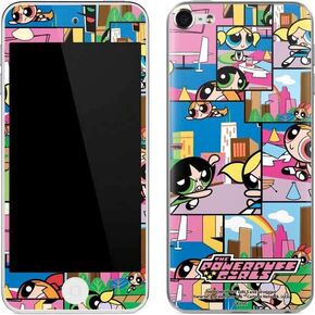 Skinit Decal MP3 Player Skin Compatible with iPod Touch (6th Gen 2015) - Officially Licensed Warner Bros Powerpuff Girls Patches Design