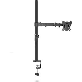 400mm DL-T902-140 Desktop Stand Full Motion 360 Degree Steel Monitor Holder 10"-27" Clamp Base Monitor Mount Arm Load 15kg(with clamp Base)