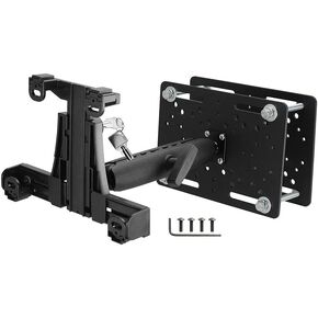 ARKON Mounts Heavy-Duty Locking Forklift Tablet Mount | Durable Metal Mounting Plate | 360° Adjustable 8.5" Metal Shaft | Tablet Holder Fits iPad, Tab, and More